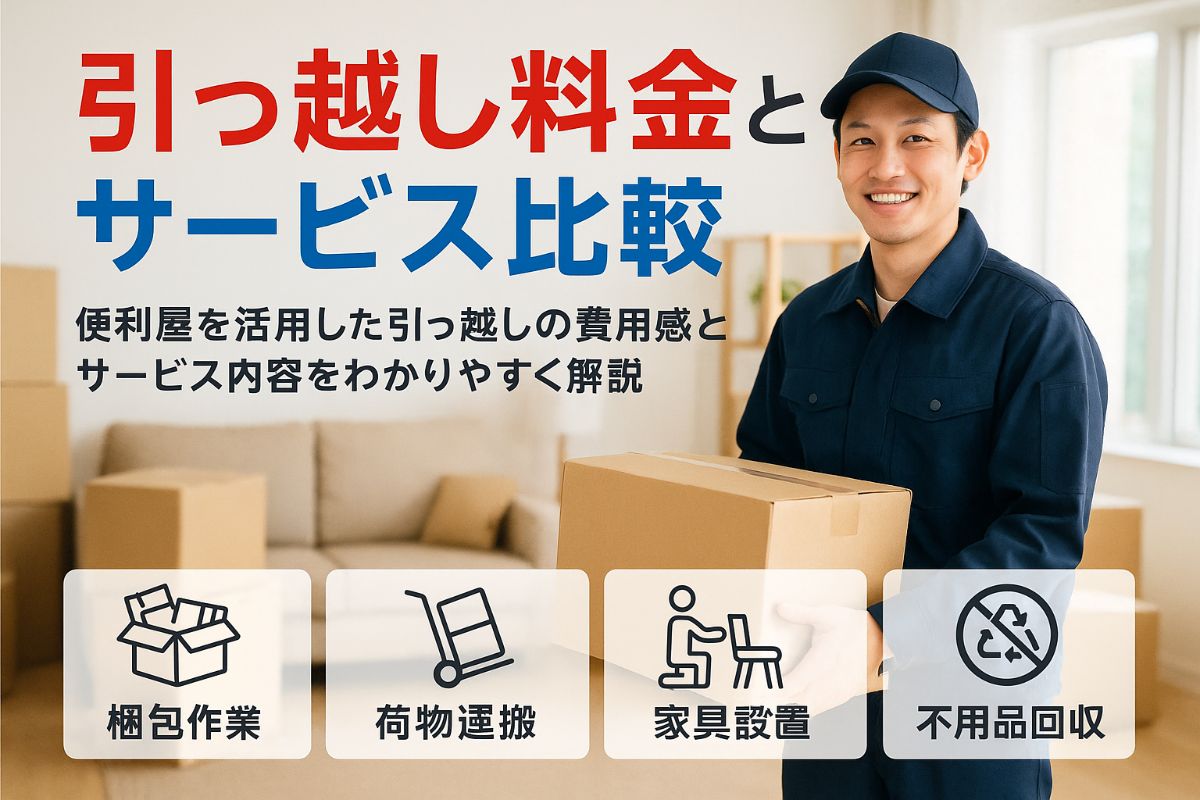 便利屋で引っ越しの料金相場とサービス比較徹底ガイド！ ｜ 柳井市や 