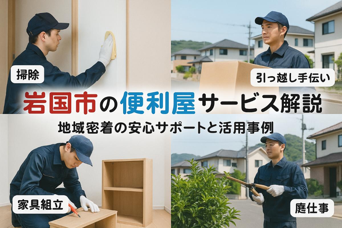 岩国市の便利屋サービス内容と料金相場徹底解説｜地域密着で選ぶ安心 